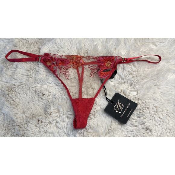 Honey Birdette CHRISTINE❤️ Red Lace 2 Piese Set XL - Picture 6 of 8